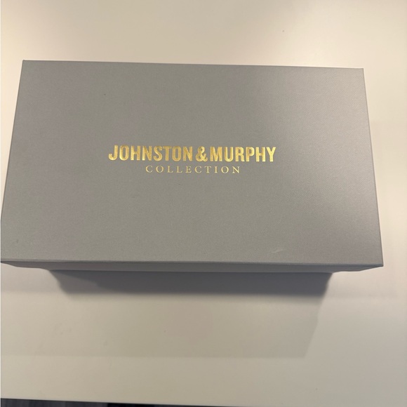 Johnston & Murphy Kinser Plain Toe, Black Patent Leather